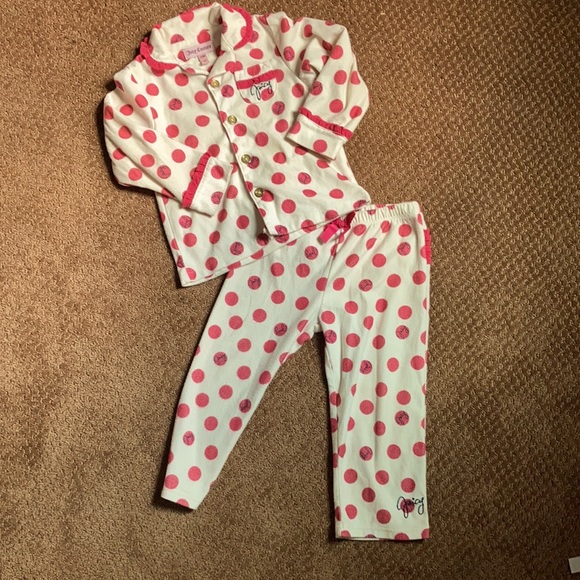 Juicy Couture Other - Juicy Couture Girls 2 piece pajama set 24mo